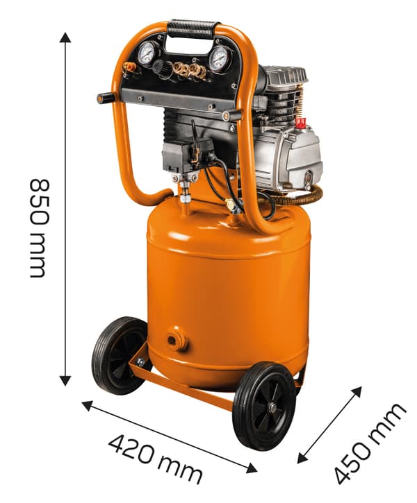 Vertikal oljekompressor 40l, 230V