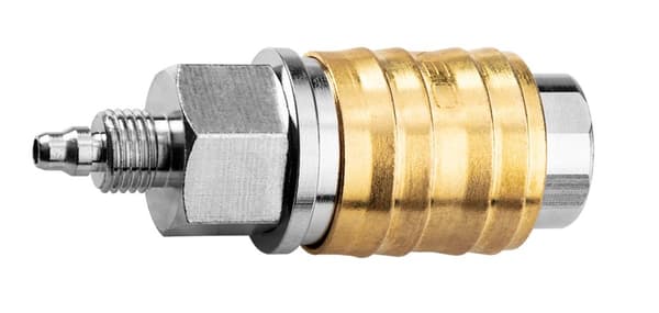 Pikaliitin kompressorille 4 x 6 mm letkun ulostulolla