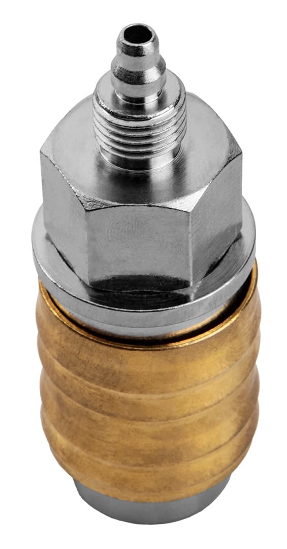 Pikaliitin kompressorille 4 x 6 mm letkun ulostulolla
