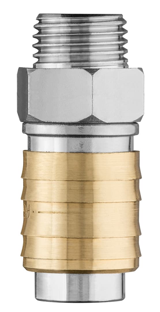 Hurtigkobling til kompressor med udvendigt gevind 3/8"
