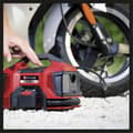 Miniatyrbild 3 av 3: Einhell Trådlös Kompressor PRESSITO 18/21 Power X-Change (18V, automatisk avstängning) Levereras utan batteri eller laddare.