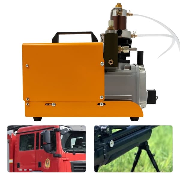 Högtrycksluftkompressor, 300 bar inflationstryck, 1,8 kW effekt,Orange
