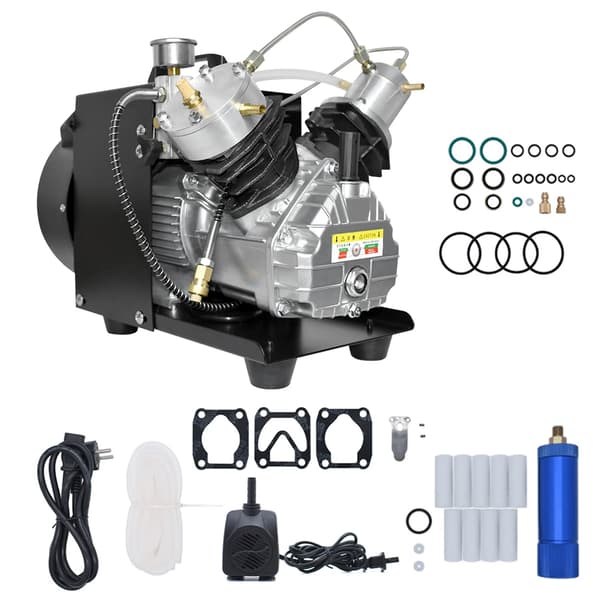 PCP Luftkompressor, Højtryk 4500 PSI, Hurtigfyldning 2800R/min,TXEDM041, 220v