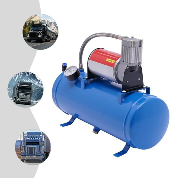 Ilmakompressori, 6L säiliö, 150 PSI paine, matala melu toiminnassa