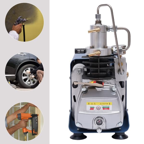 Elektrisk Luftkompressor Pumpe, 4500 PSI Arbejdstryk, 40L/Min Opladningshastighed,8mm