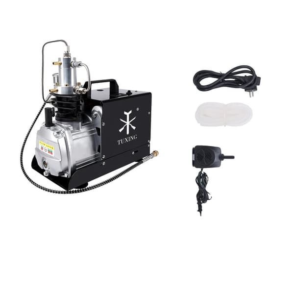 TUXING PCP Ilmakompressori, 4500PSI Työpaine, Automaattinen Sammutusominaisuus,Manuaalinen sammutus, 220V