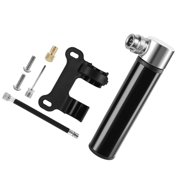 INF Mini cykelpumpe i aluminiumlegering med beslag