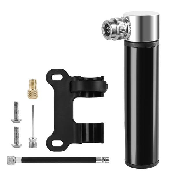 INF Mini cykelpumpe i aluminiumlegering med beslag