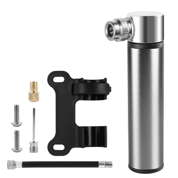 INF Mini cykelpumpe i aluminiumlegering med beslag