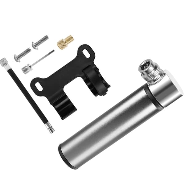INF Mini cykelpumpe i aluminiumlegering med beslag