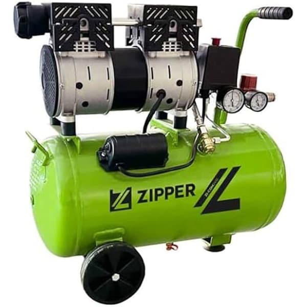 Pneumatisk kompressor - ZIPPER - ZI-COM24SI - 750 W - 24 L - 8 bar - Tyst