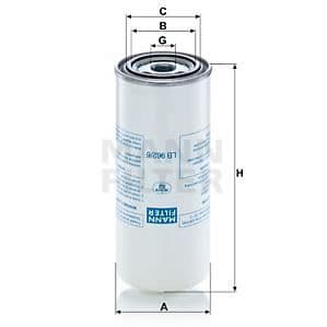 Mann Filter LB 962/6 Luftfilter, inkompressors luftintag