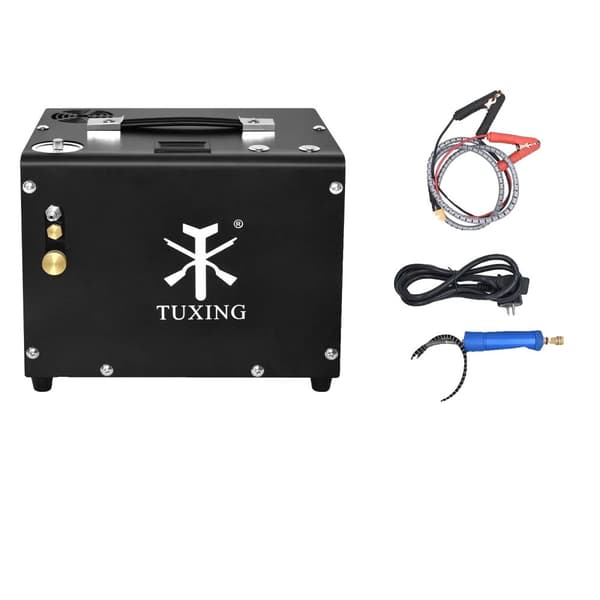 TUXING PCP Luftkompressor, Högtryck 300Bar, Bärbar Design,220V, Auto stopp Version