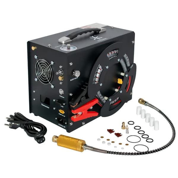 TUXING Luftkompressor, 4500 PSI Tryck, Tvåstegs Kolvkompressor,TXES062, 110V