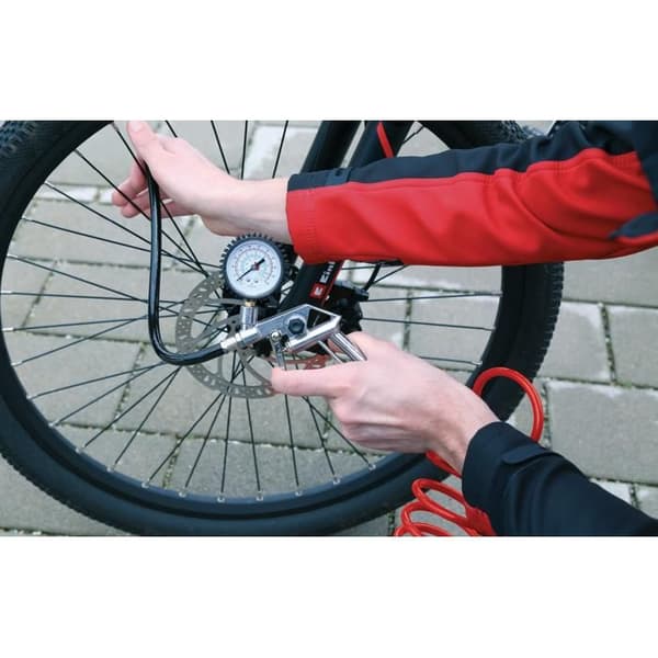 Einhell Kit med 3 tillbehör för kompressor (Blåspistol, pumptryckmätare, 5m slang (invändigt diameter 6 mm))
