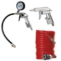 Miniatyrbild 1 av 2: Einhell Kit med 3 tillbehör för kompressor (Blåspistol, pumptryckmätare, 5m slang (invändigt diameter 6 mm))