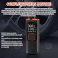 Miniatyrbild 2 av 4: Bärbar luftkompressor 160 PSI 7500 mAh bildäckspump med digital display LED-lampa USB-laddning för bilmotorcykelboll