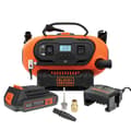 Miniatyrbild 1 av 5: BLACK+DECKER Trådbunden eller trådlös inflator-kompressor 18V / 220V - 11 bar/160 PSI (levereras med 3 nålar) - BDCINF18N-QS