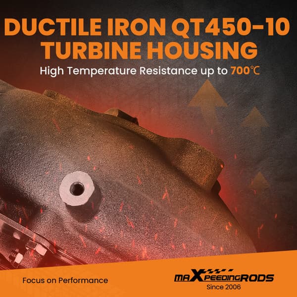 GT2056V Turbocharger, Højtydende til Nissan Navara, Holdbar Konstruktion, Præcisionsbalancering