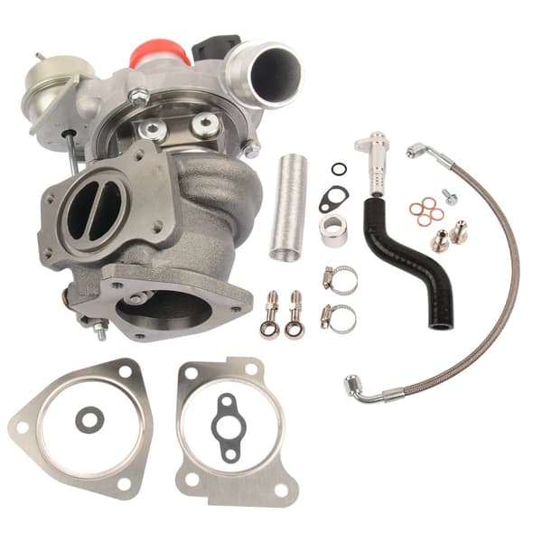 Turbocharger Kit för Peugeot Citroën, Inkluderar Oljetillförsel och Slangar, Optimerad Prestanda,1