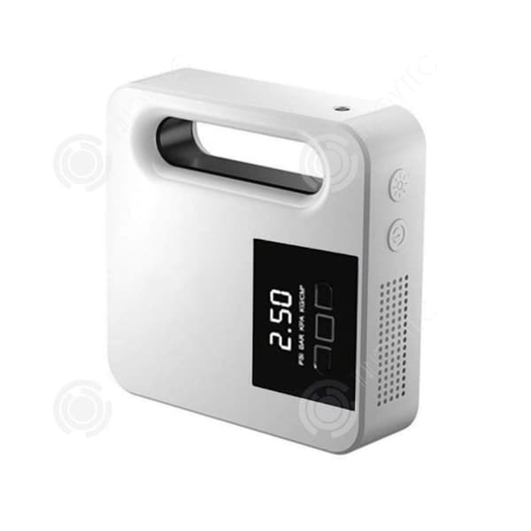 INN Bil luftpump 120W snabbuppblåsning helmetall cylinder bärhandtag koppartråd kärna digitalt display