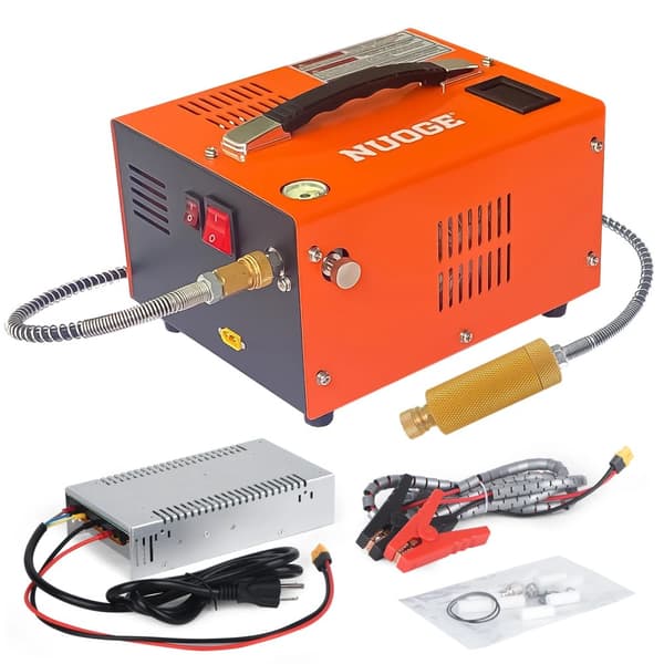 PCP Luftkompressor Pump, 4500Psi Tryck, Inbyggd Fläktkylning,EU, 110-220V PLUG