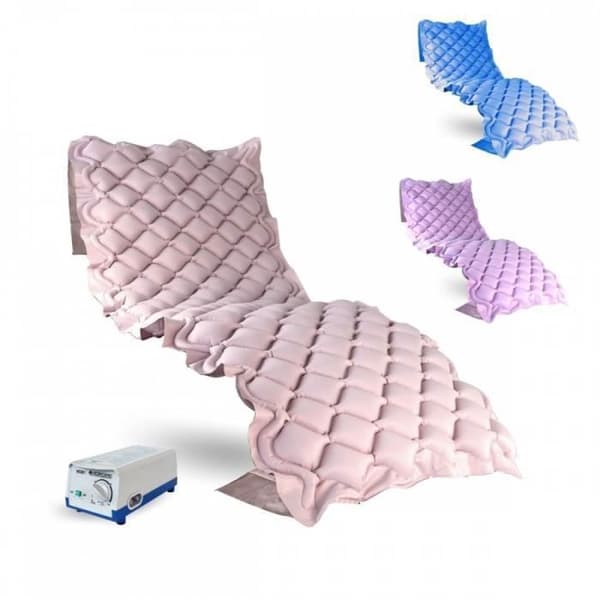 Mobiclinic Mobi 1 Tryckavlastande luftkudde 200 x 90 cm Kompressor-motor Brandbeständig medicinsk PVC Blå