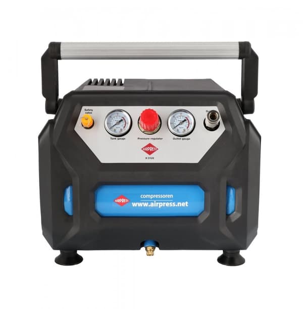 Airpress H215/6 kompressor 1,5 HK/1,1 kW, 6l. 215 l/min oliefri 36943