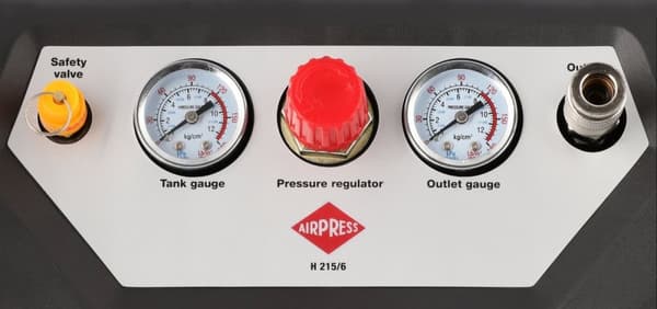 Airpress H215/6 kompressor 1,5 HK/1,1 kW, 6l. 215 l/min oliefri 36943
