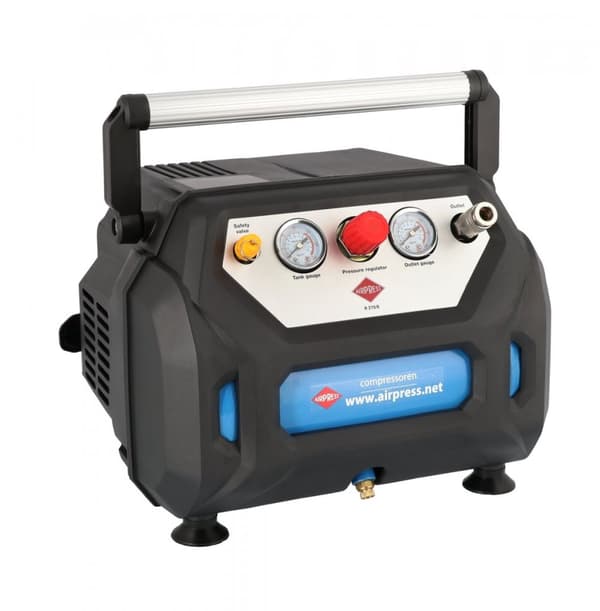 Airpress H215/6 kompressor 1,5 HK/1,1 kW, 6l. 215 l/min oliefri 36943