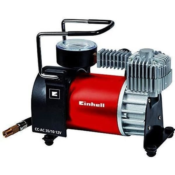 Kompressor - Einhell - CC-AC 35-10 - 12 V - Flöde 35 l/min - Manometer 10 Bar