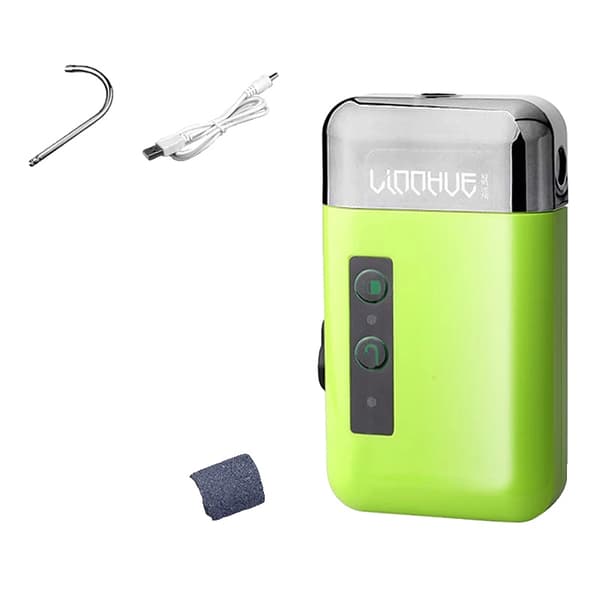 Kannettava ilmapumppu, USB-lataus, automaattinen induktiopumppaus,vihreä