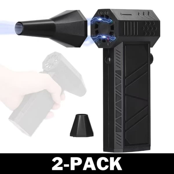 Langaton korkeapainekompressori musta 2-Pack