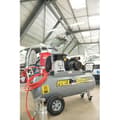 Miniatyrbild 3 av 6: MECAFER Kompressor 150 L 3HK Bicylinder remskiva 10 bar Semi Pro PowerMonster - 425200