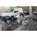 Miniatyrbild 5 av 6: MECAFER Kompressor 150 L 3HK Bicylinder remskiva 10 bar Semi Pro PowerMonster - 425200