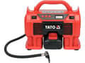 Miniatyrbillede 2 af 2: Kompressor YT 18V med 11 BAR tryk og 21 l/min flow, inklusive 1 batteri 3,0 Ah
