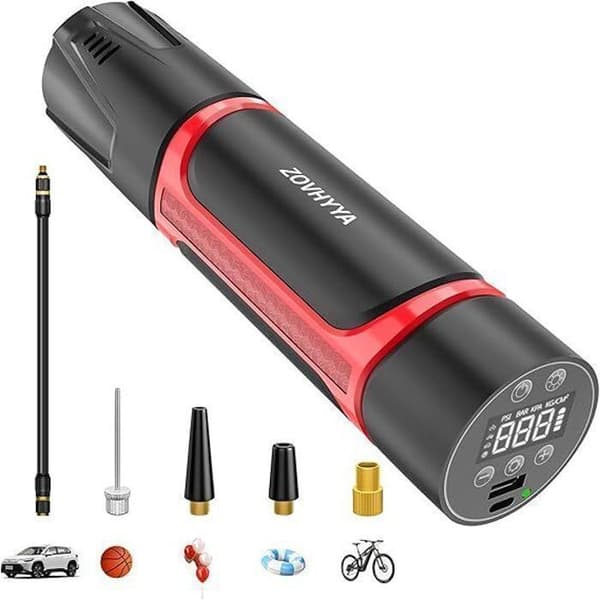 Bärbar Luftkompressor - MÄRKE - Mini Kompressor - 150 PSI - USB Uppladdningsbar - LED