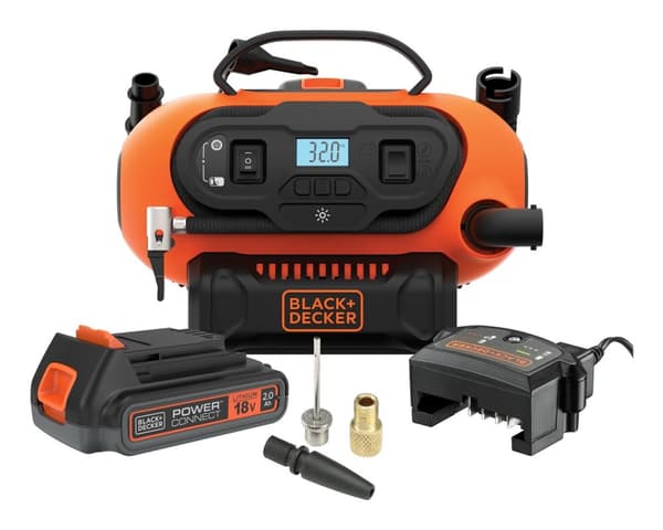 Black & Decker BDCINF18N-QS luftkompressor 160 l/min AC/Cigarettändare