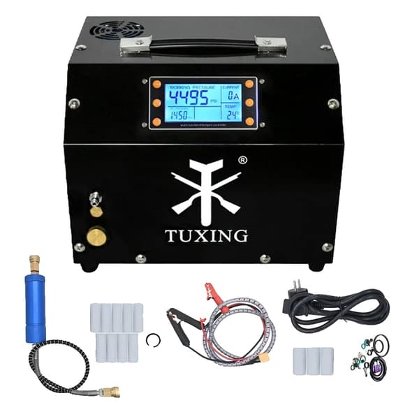 PCP-ilmapumppu 4500Psi, digitaalinäyttö, automaattinen pysäytys 220V,220V, Aseta paineversio