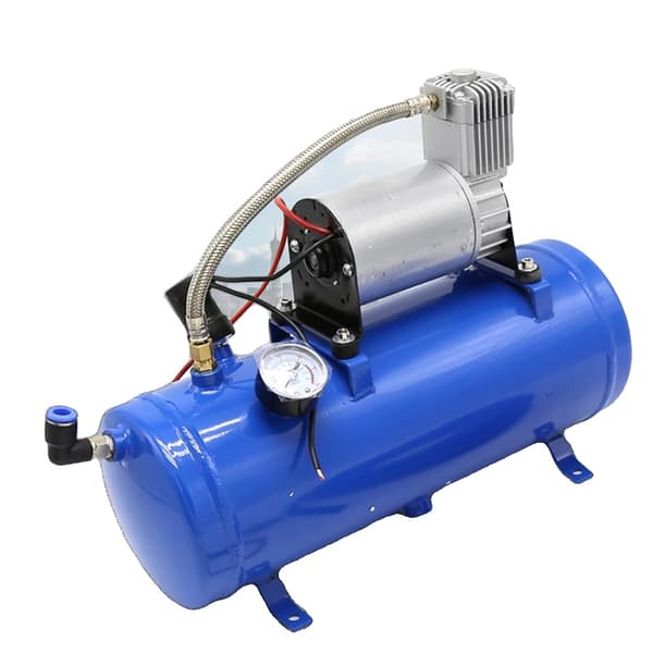 12V Bärbar Luftkompressor, 150 PSI Maxtryck, 6 Liters Tankkapacitet