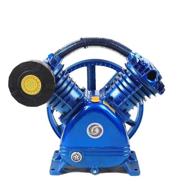4 kW Ilmakompressorin Pumpun Pää, 5,5 HP Kaksoissylinteri, 8 Bar Paine, Korkea Tehokkuus