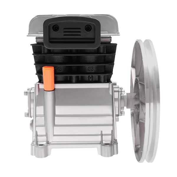 Luftkompressor Pumpahuvud, Dubbelcylinderdesign, 960RPM Hastighet,grå