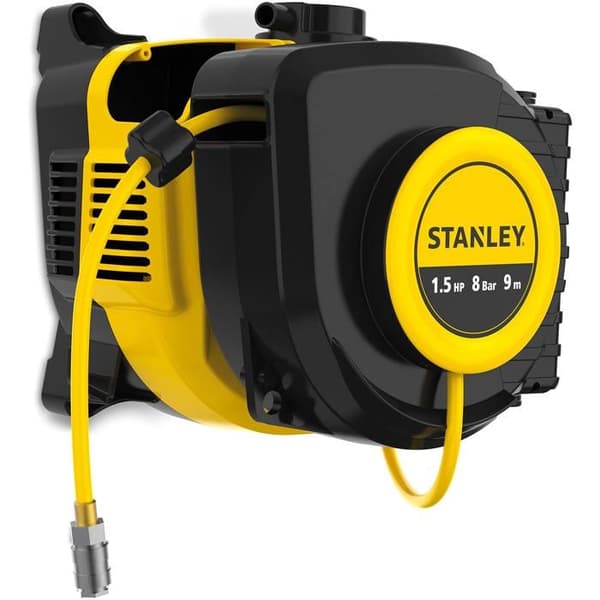 Stanley Kompressor - 8215400STN724 - WALLTECH Väggmonterad kompressor Gul