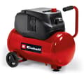Miniatyrbild 1 av 6: Einhell Kompressor TC-AC 200/24/8 OF (1200 W, 8 bar, tryckregulator, oljefri och underhållsfri motor, 24L tank)