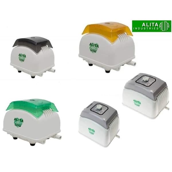Alita High Blow AL 80fd luftpump, 70L/min uteffekt vid 1,5 meter, 18 mm, 80W - SC345