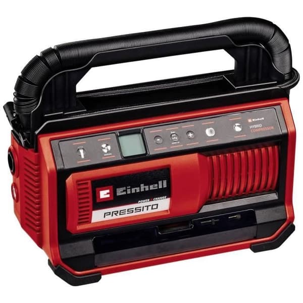 Einhell 4020430 PRESSITO 18/25 Power X-Change trådlös kompressor 11 bar digital display