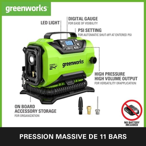 Kompressor Greenworks verktyg - 3400807