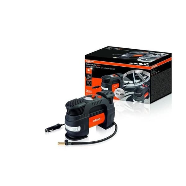 Luftkompressor - Osram - TYREinflate 830 - 5.5 bar - Digital skärm - Arbetslampa
