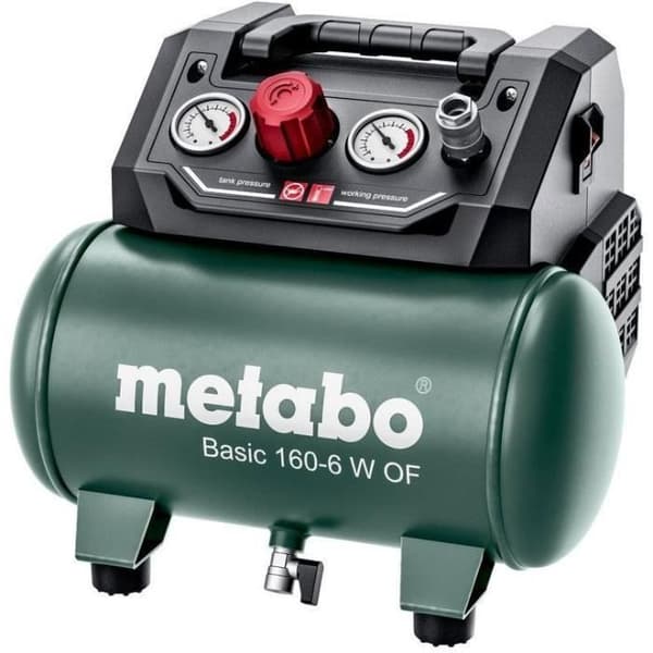 Kompressor - METABO - Basic 160-6 W OF - 6 Liter - 900 W - 8 bar