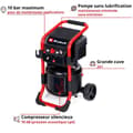 Miniatyrbild 2 av 3: Einhell Tyst Kompressor TE-AC 240/24 Silent (1500 W, Max. 10 bar, Tank 24L, 240 l/min, 70dB, oljefri motor)